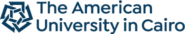 The American University in Cairo online application menu