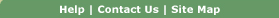 Help, Contact, Site Map bar