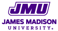 James Madison University online application menu