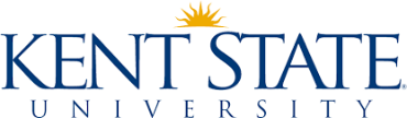 Kent State University online application menu