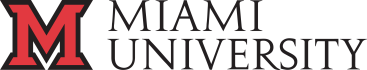 Miami University of Ohio online application menu