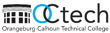 Orangeburg-Calhoun Technical College online application menu
