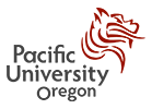 Pacific University online application menu