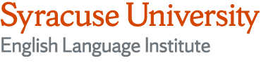 Syracuse English Language Institute online application menu